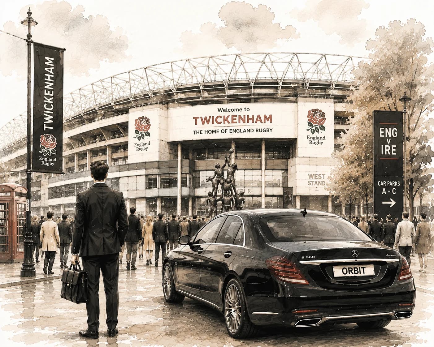 Rugby at Twickenham